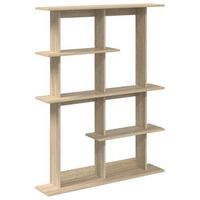 estante de pared roble sonoma 102 x 20 x 130 cm vidaxl