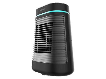 Calefactor cerámico - Cecotec ReadyWarm 1550 Max Ceramic Rotate Black, 1500W, 3 modos funcionamiento, Oscilación, 15m2, Termostato regulable, Negro