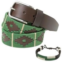 pelpe cinturon polo gb gs1 verde para hombre