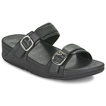 FitFlop Sandalias Lulu Adjustable Leather Slides para mujer