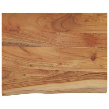 Estante Pared Rectangular Madera Acacia Borde Vivo 50x40x2,5 Cm Vidaxl