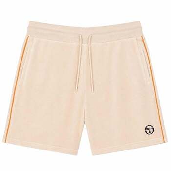 Sergio Tacchini Short Tasso Velour Shorts Sandshell/Orange Pepper para hombre