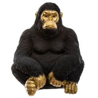 gorila negro oro gorila h 50 cm