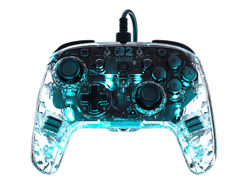 Mando Nintendo Switch 2 - Turtle beach Afterglow™ Wired Controller, Compatible con Switch, Con cable, Translúcido
