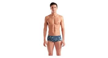 Traje de bano arena escape para hombre azul verde