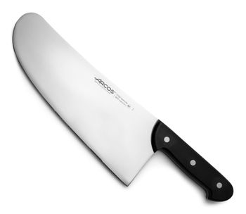 Cuchillo pescadero de acero inoxidable nitrum 300 mm mango negro