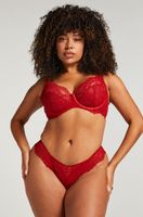 hunkemoller tanga daisy rojo