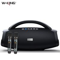 altavoces bluetooth portatiles w-king d20 200 w rms graves potentes altavoz para fiestas resistente al agua ipx7 gran tamano 300 w max para uso en exteriores bt54