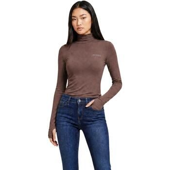 Guess Camiseta manga larga GRETA HIGH NECK LS K V6BP11 K6907 para mujer