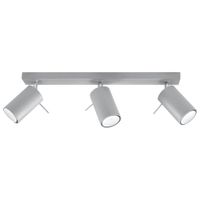 lampara de techo gris acero alt 16 cm