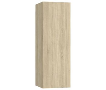 Mueble tv - mesa de tv madera contrachapada color roble 30,5x30x90 cm