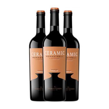 Vicente Gandía Vino Tinto Ceramic Valencia 75 Cl 14.5% Vol. (pack De 3 Unidades)
