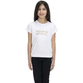 Leone 1947 Camiseta Girl Round Neck Shiny para niña