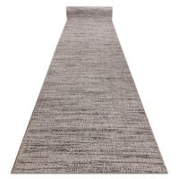 alfombra de pasillo sisal sion 5302 mezcla tejido plano negro 70 cm 70x430 cm