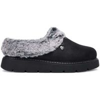 skechers pantuflas keepsakes lite-cozy blend black 114762bbk para mujer