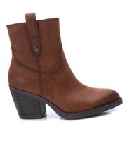 refresh para mujer 17148801-camel botines 171488 marron -altura tacon 8cm- 41 5 a 8cm cremallera casual