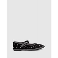 kamome trends zapatos bajos mercedita pipper negro para mujer