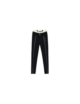 Mallas Black Limba Streetflex Mujer Negro & Crema