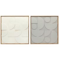 decoracion para pared 80x35x80 cm blanco