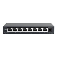 ruijie rg-es108gd switch no administrado 8 puertos gigabit carcasa metalica plug and play silencioso