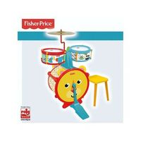 bateria sencilla fisher price con banqueta 55x38x36 cm