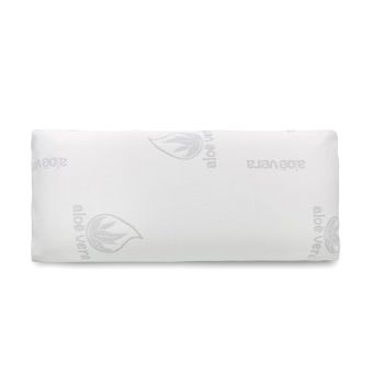 Almohada Viscoelástica 3D con Núcleo 100% Viscoelástico de 80cm,90cm,105cm,135cm,150cm, Tejido de Aloe Vera, Anti ácaros, Anti Bacterias, Termorregulable y Ergonómica