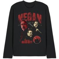 the walking dead camiseta manga larga dead city para hombre