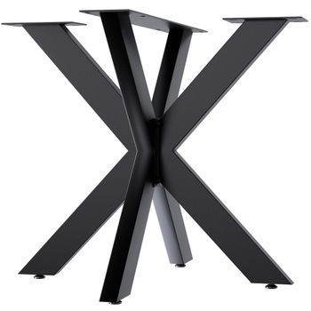 Patas De Mesa Biloxi Metal Negro 85x85x71 Cm Clp