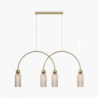 lampara colgante antic 4 luces