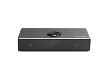 Conmutador - Hama 205324, HDMI, 10.5 cm, Negro