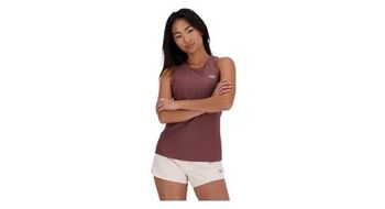 Camiseta de tirantes new balance q speed jacquard para mujer  morado