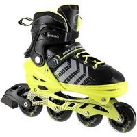 nh18192 4en1 negro-verde talla m m34-38 patines en linea con dim