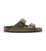birkenstock para mujer 951303 sandalias de piel arizona plantilla blanda ajuste estrecho taupe 38 plano ninguno casual
