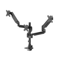 hama 00220909 soporte monitor 3 brazos mesa 17 a 32 vesa 75x75 a 100x100 max 12kg