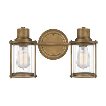 Aplique de pared para baños riggs (2 luces)