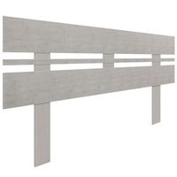 dhome cabecero gris tribal 135cm horizontal estilo ancho con patas madera reciclada dm herrajes incluidos 135cm horizontal ancho gris tribal