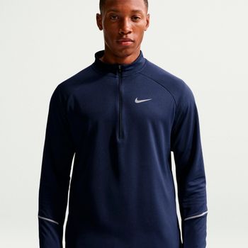 Nike Miler  Camiseta de running Hombres - azul oscuro, plateado