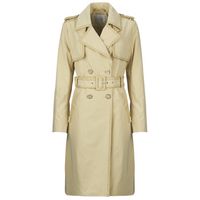 guess gabardina jenny pu details trench para mujer