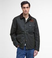 barbour para hombre mwx1853 chaqueta workers wax verde oscuro xl casual algodon
