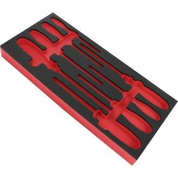Bandeja De Herramientas De Espuma Roja Modular Facom