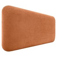 dhome cabecero tapizado en pana liso redondeado pana para pared acusticos cabeceros absorbentes cabezal cama dormitorio naranja 90cm