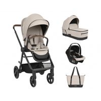 carrito de bebe 3en1 con capazo mia beige