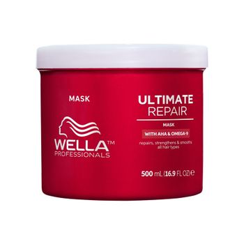 Wella Professionals - Ultimate Repair Paso 2 | con AHA y omega-9 Mascarillas para el cabello 500 ml unisex