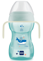 mam vaso de aprendizaje antiderrames daynight 8 meses azul 270 ml