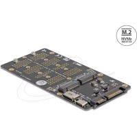 adaptador delock para ssd m2 nvme y sata a pcie y oculink