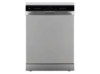 Lavavajillas - ok. ODW 6071-1 E FS S, 13 Servicios, 6 Programas, 59.8 cm Ancho, 11l por Ciclo, Plata