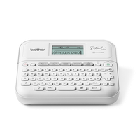 desktop electronic label maker with pc connection tape width s