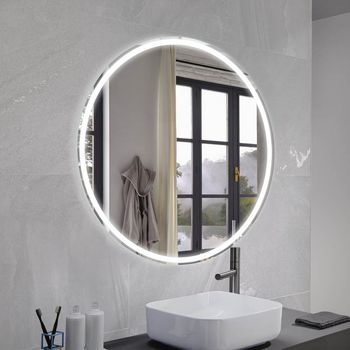 Espejo con luz led mia round (100 cm.)