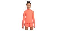 camiseta de media cremallera nike dri fit rosa para nina