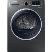 samsung tumble dryer dv80m5010qxeu 8 kg heat pump  - graphite graphite